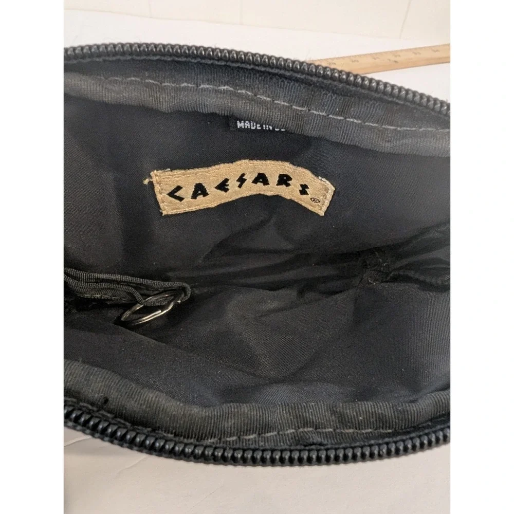 Vintage Caesars Palace Las Vegas Tapestry Pouch Greco-Roman Motif Made in USA